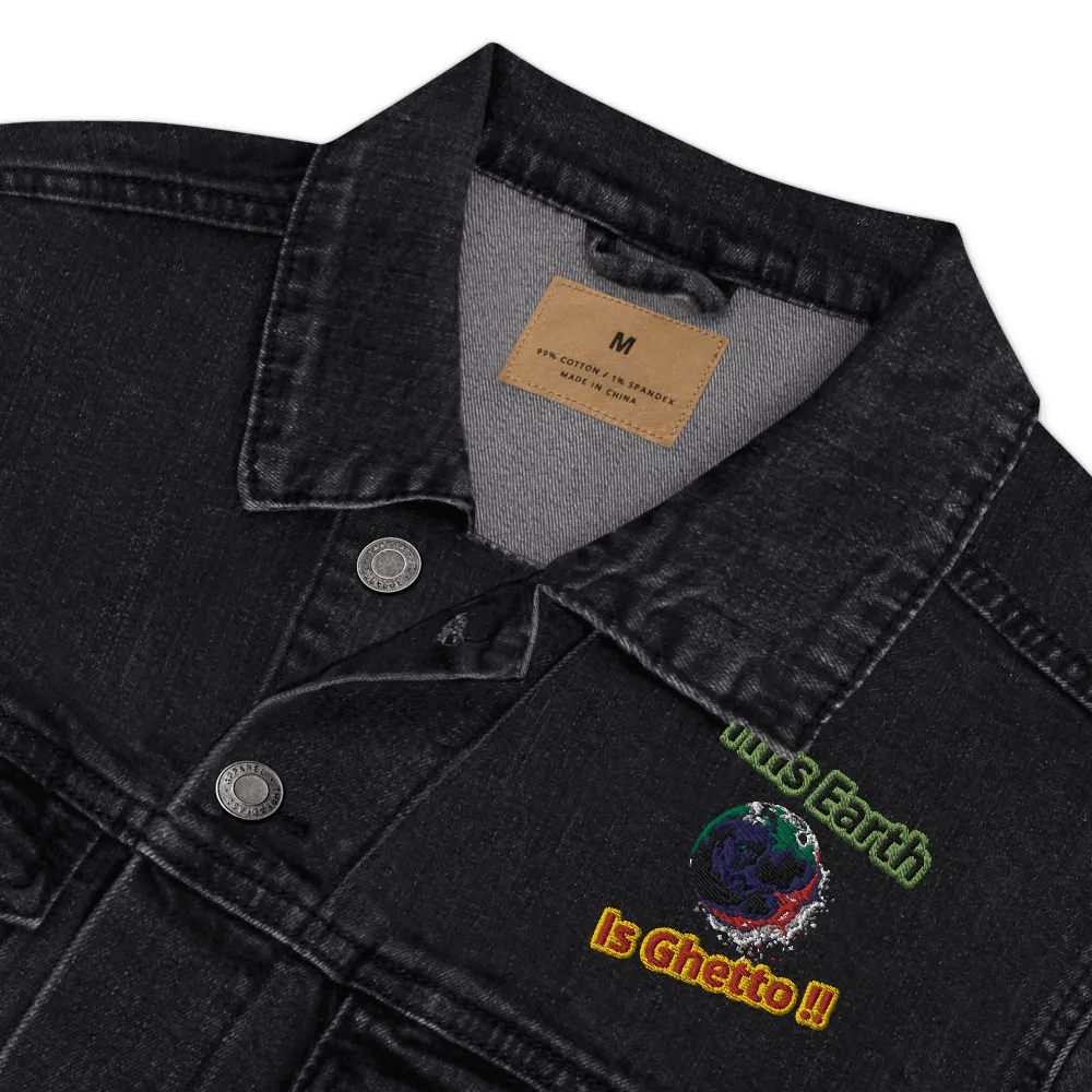 This Earth Is Ghetto!! Denim Jacket product image (5)