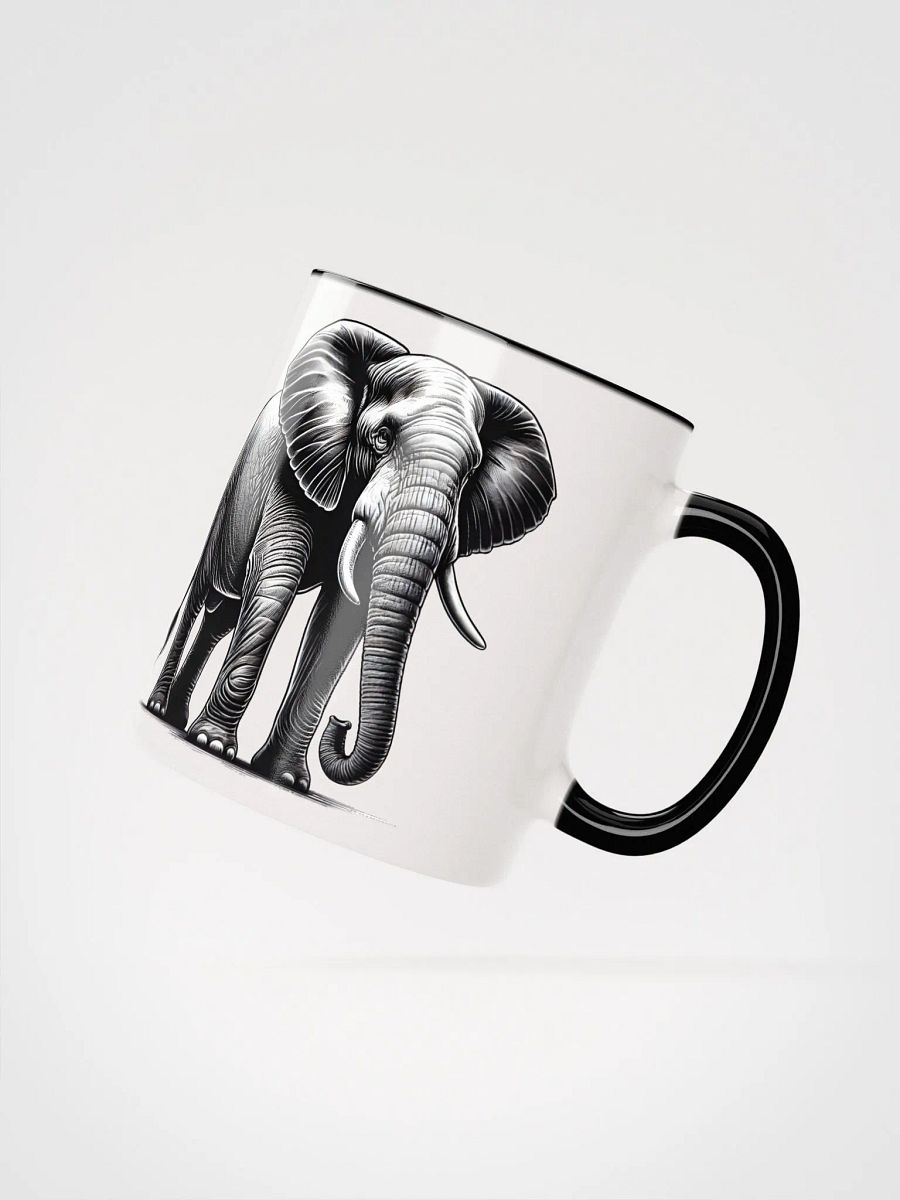 Majestic Elegant Elephant Ceramic Mug product image (3)