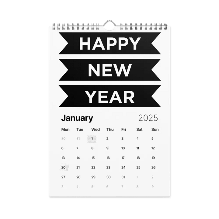 Superchp1 2025 calendar product image (1)