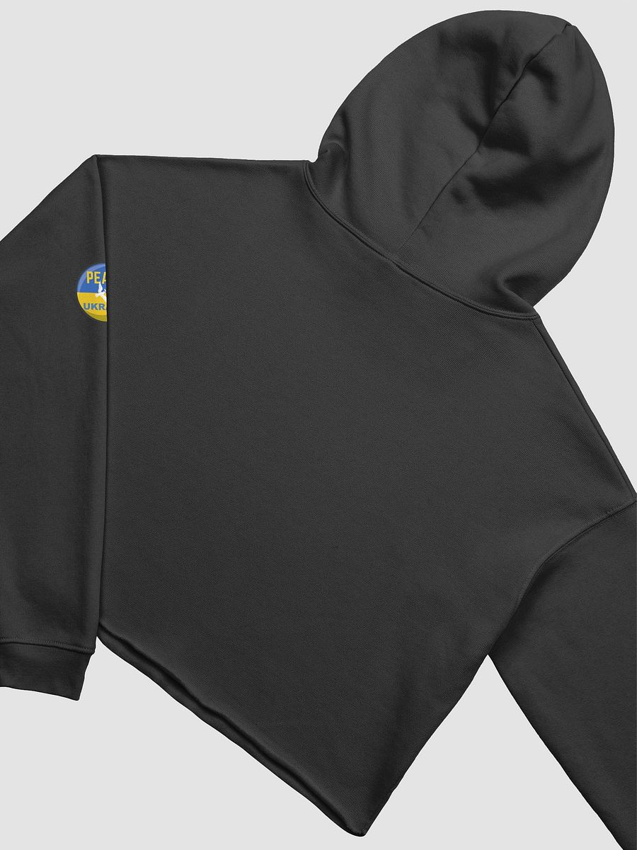 Ukrainian Peace Emblem Crop Hoodie product image (4)