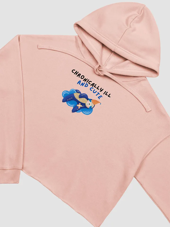Chronically ill & Cute Cropped Hoodie product image (5)