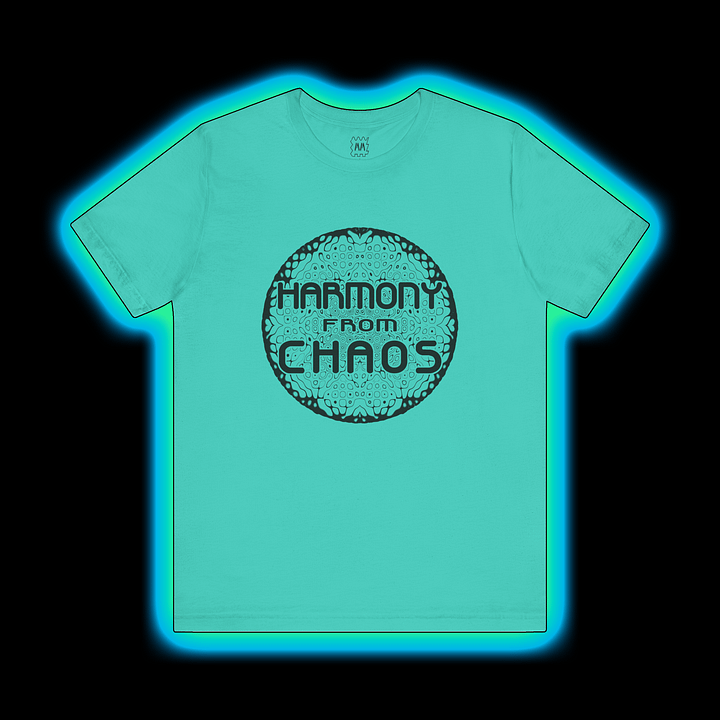 Cymatics - Harmony From Chaos Synthesizer T-Shirt (BLACK PRINT) product image (1)