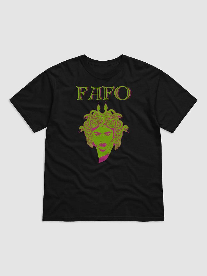Medusa FAFO Feminist Adult Heavyweight T-Shirt product image (1)