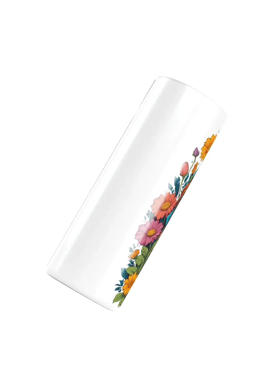 Bloomcore Flower Girl 20 oz Skinny Stainless Steel Tumbler - White - v1 product image (4)