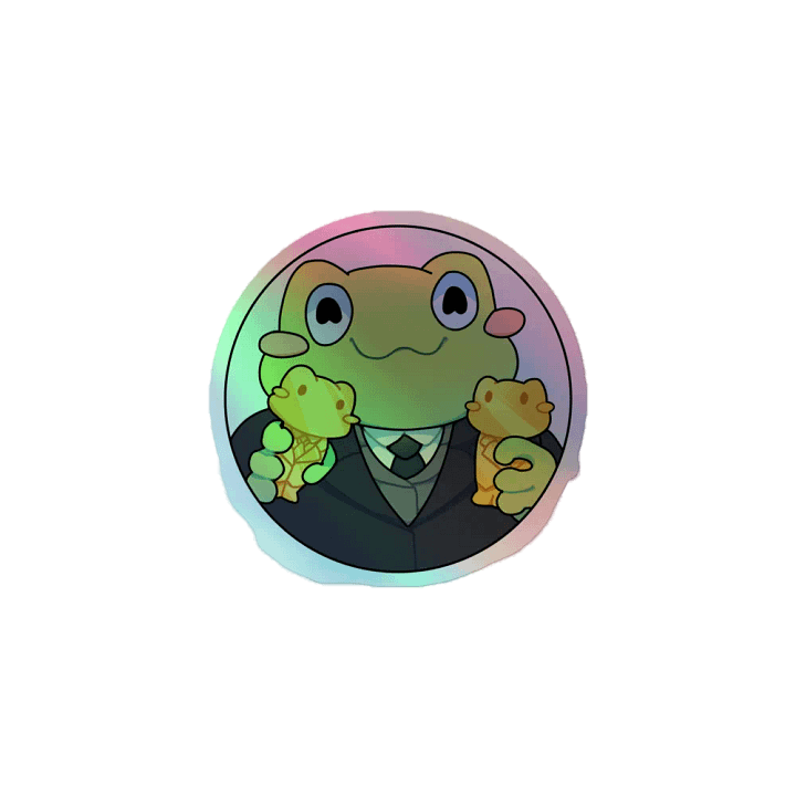 Croakitoad Croaki Awards Holographic Sticker product image (1)