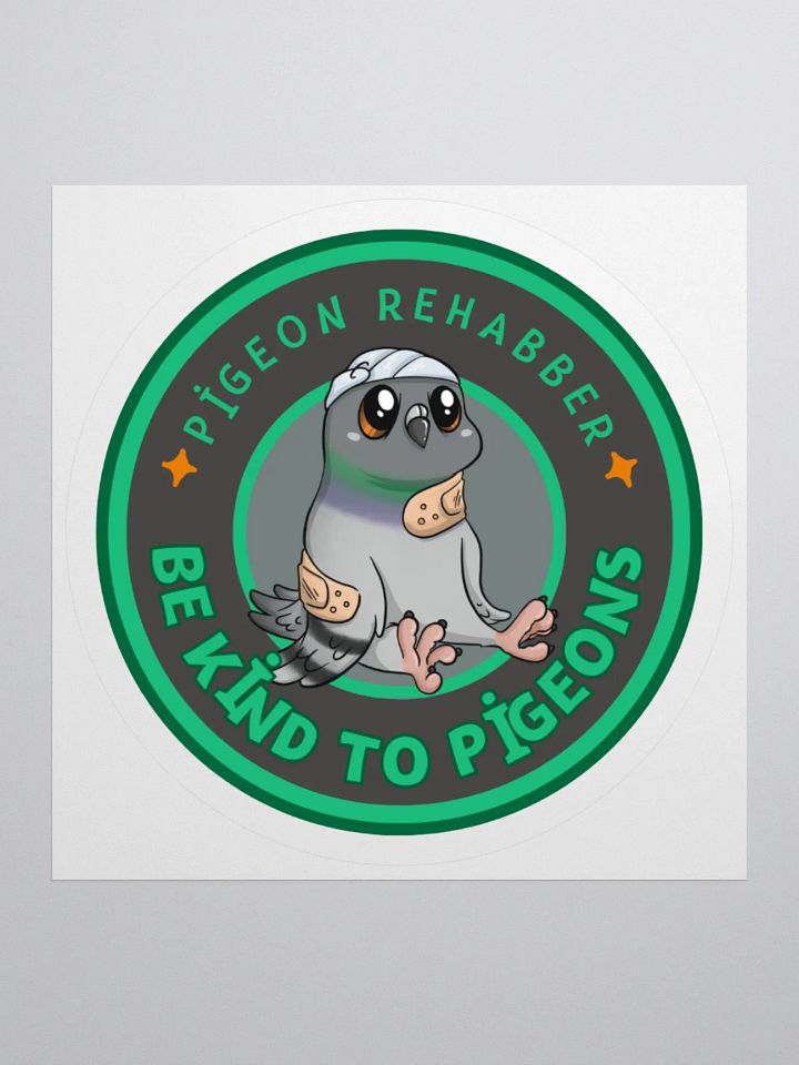 Pigeon Rehabber Kiss Cut Sticker product image (2)