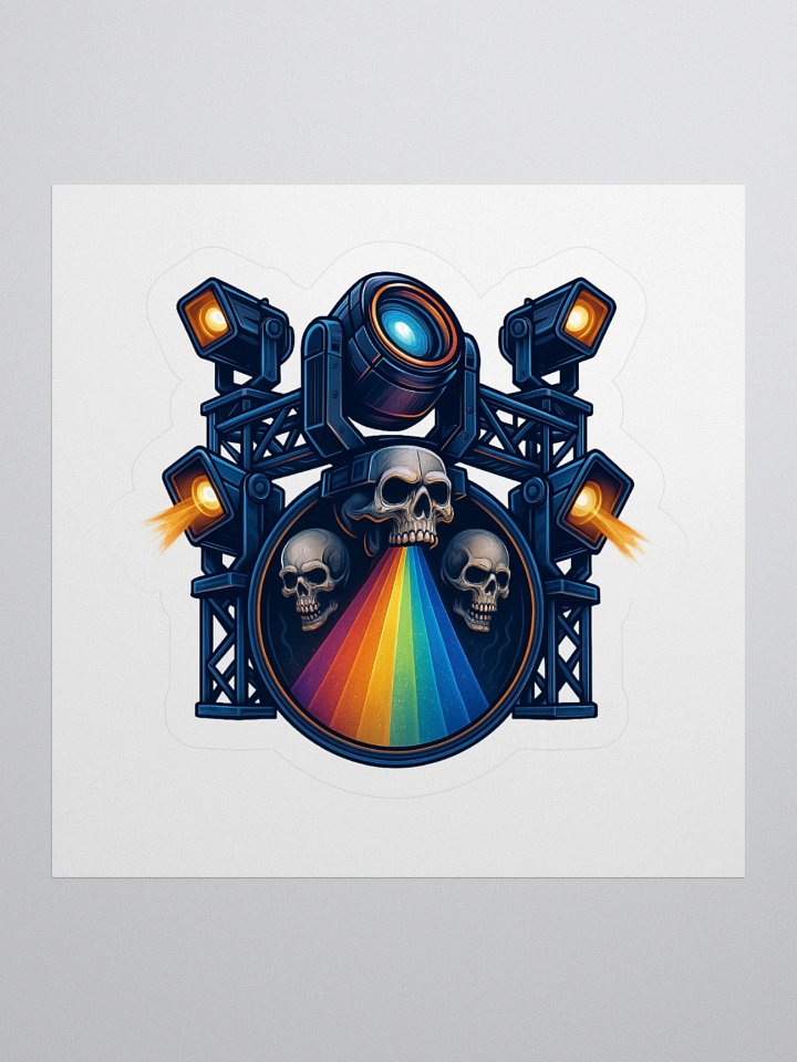 Theatrically Jerry: Skull Series "Prisma-Skull" Stage Light Stickers product image (2)