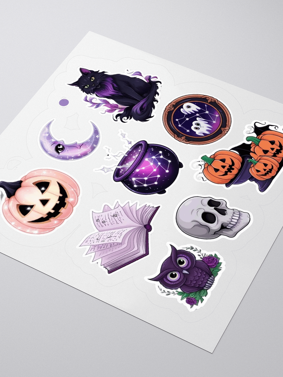 Mystical Halloween Kiss Cut Stickers Set product image (9)