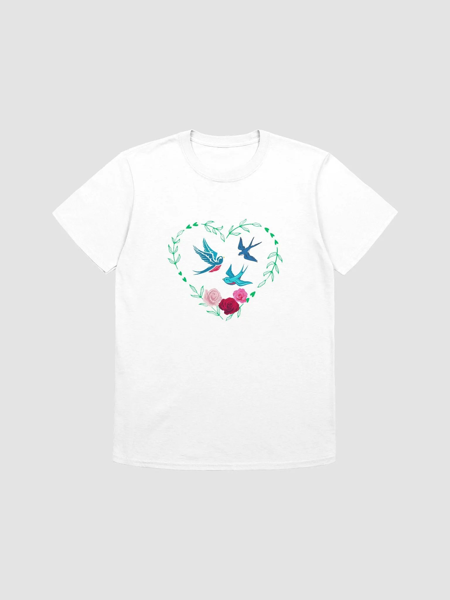 3 Birds & 3 Roses Unisex T-shirt product image (2)