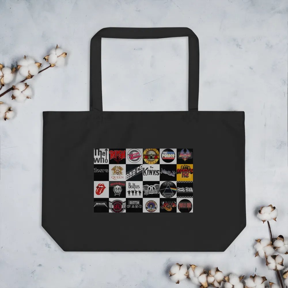 Music Lovers Collection - Ultimate Music Lover's Tote Bag – Double-Sided Design with 24 Iconic Bands! product image (3)