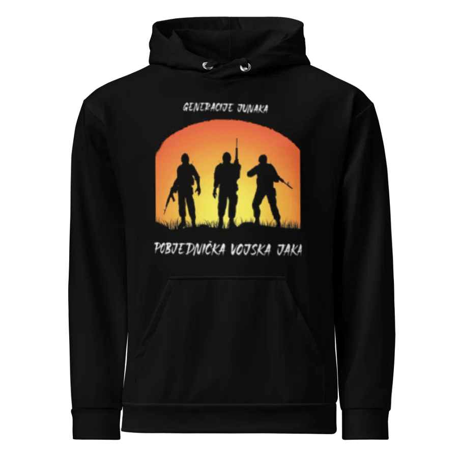 Heroic Sunset Soldiers Unisex Hoodie product image (6)