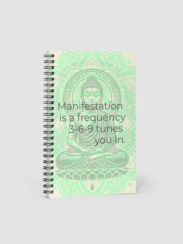 Tesla 369 Manifestation Spiral Notebook – Align Your Frequency and Manifest Your Dreams product image (1)