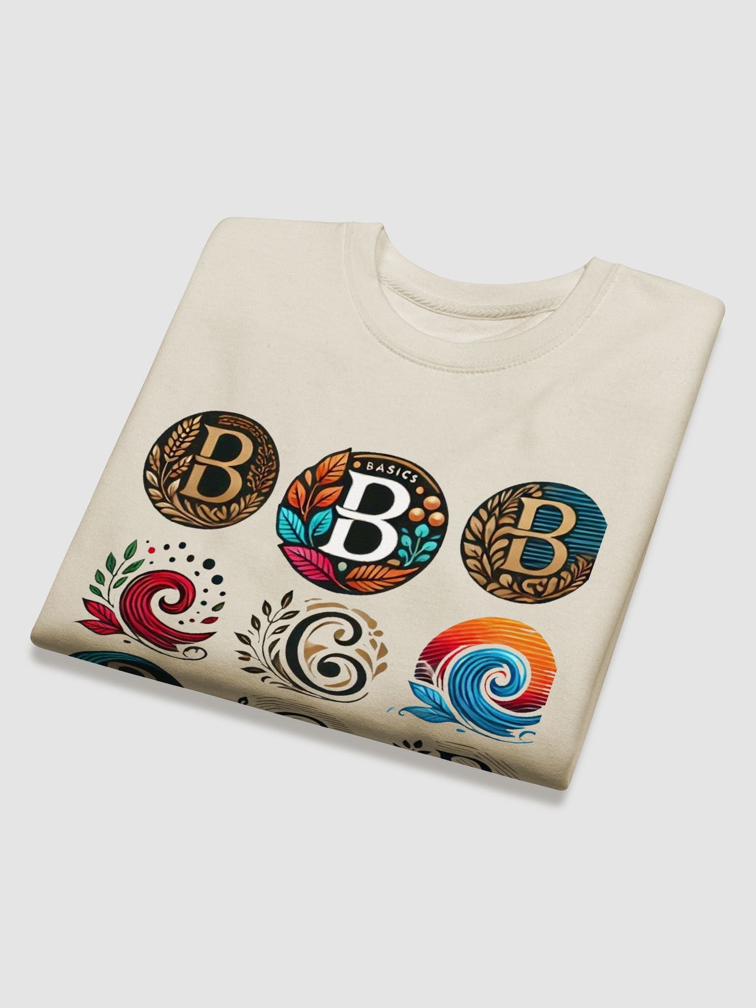 Floral Letter Printed Sweatshirt product image (38)