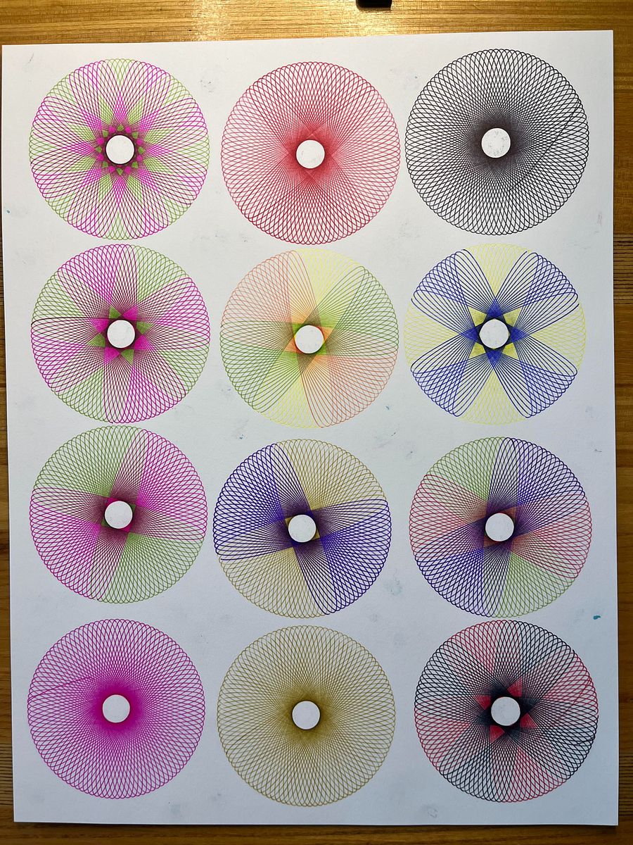 Mystery Spirograph art from Youtube Livestream product image (5)