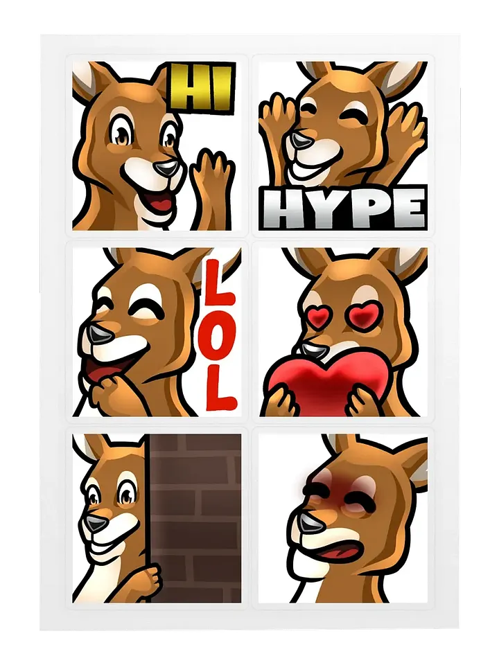 Emote Sticker Pack 2 product image (1)