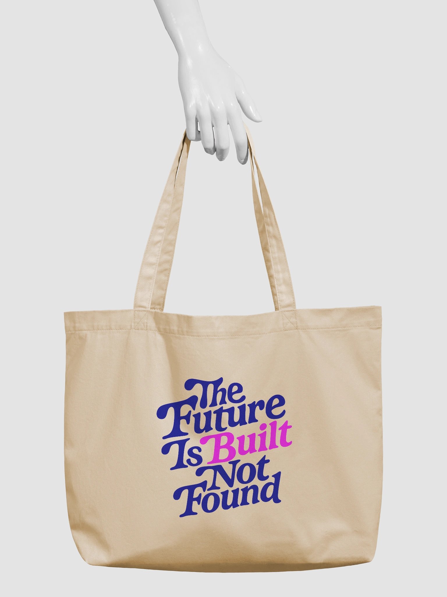 100% Certified Organic Cotton Eco Tote: Light Mode product image (3)