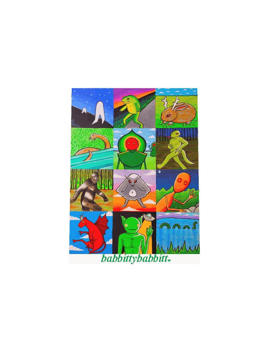 Cryptids poster print product image (4)