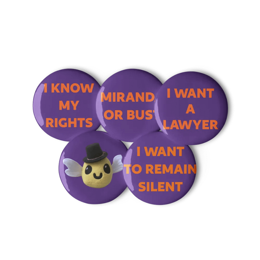 Mantra Pin Buttons product image (6)