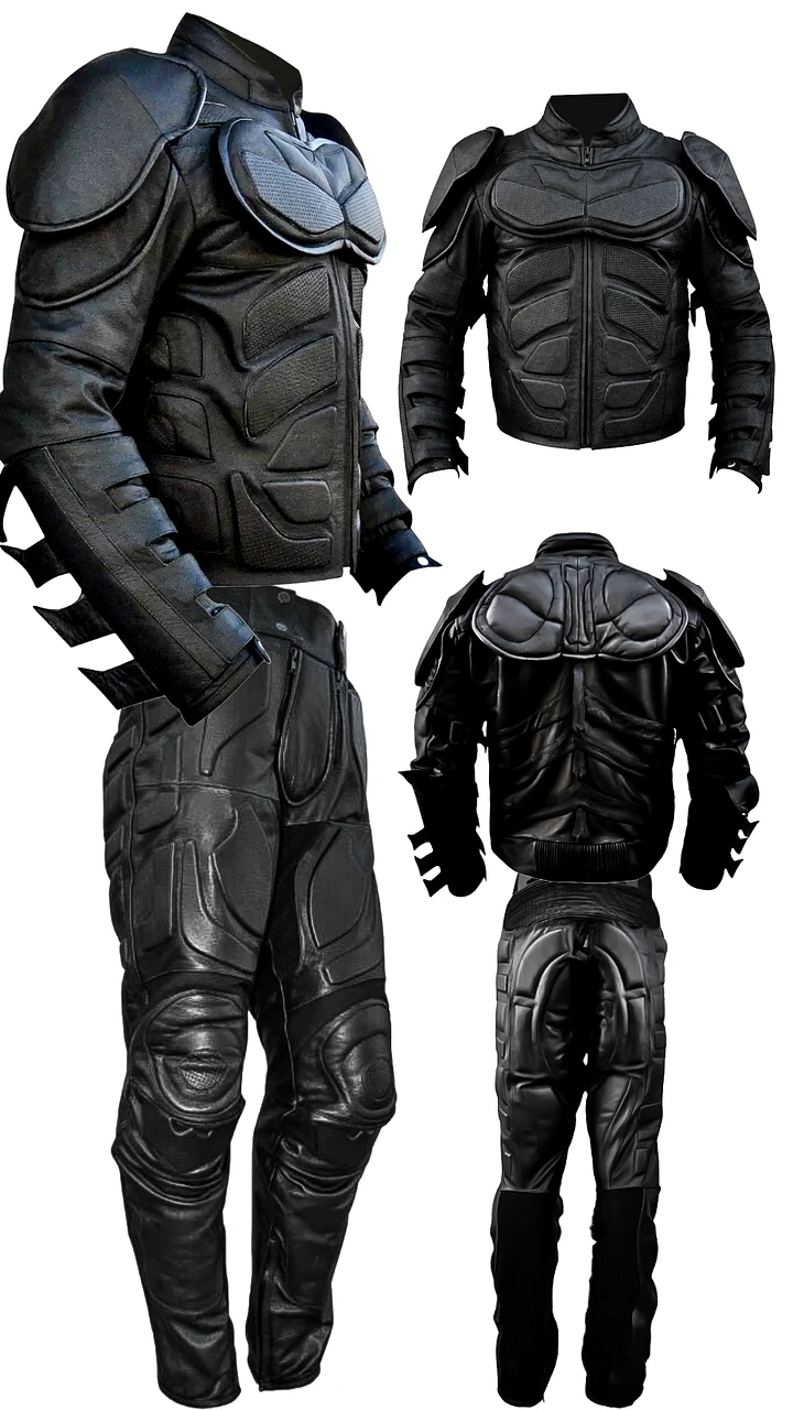 Full Batman Suit ( Jacket + trousers) Gear, armor, protection sports equipment ) product image (2)