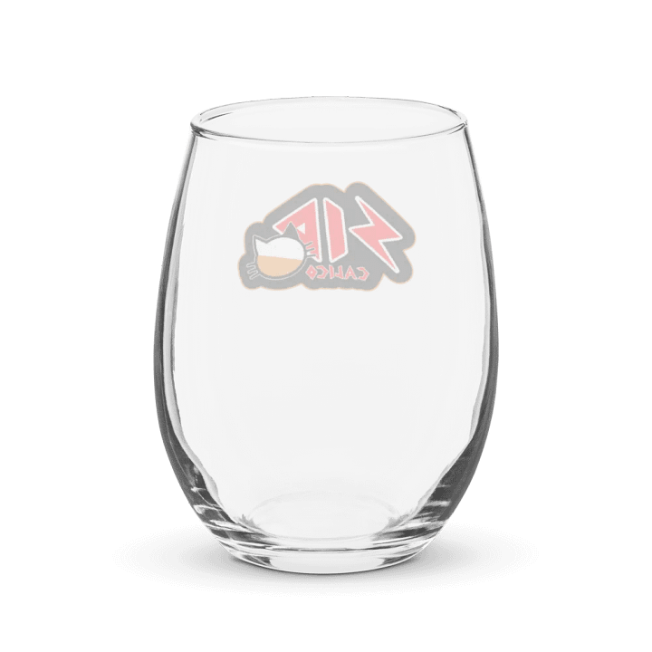 Sid Calico logo wine glass product image (2)