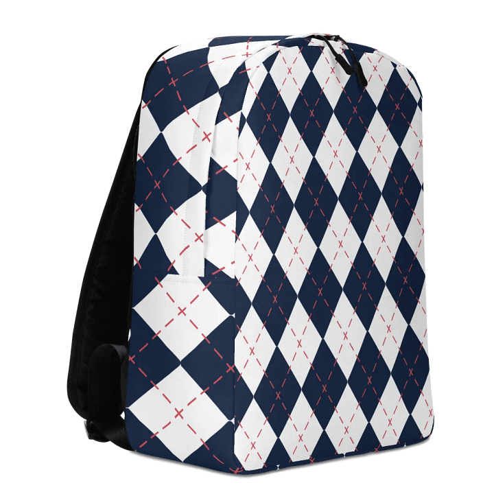 Argyle Elegance All-Over Backpack product image (1)