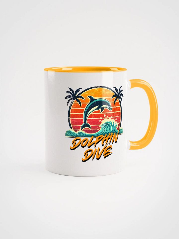 Sunset Dolphin Dive Ceramic Mug product image (12)
