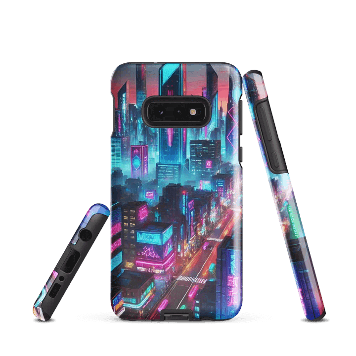Neon Metropolis Samsung Tough Case - Cyber City Design product image (2)