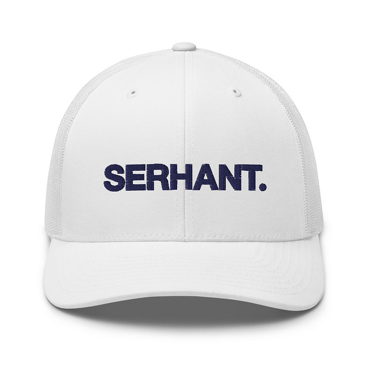 SERHANT. White Trucker Hat product image (1)