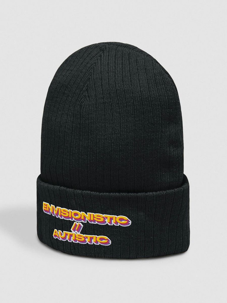 Envisionistic//Autistic Ribbed Knit Beanie product image (2)