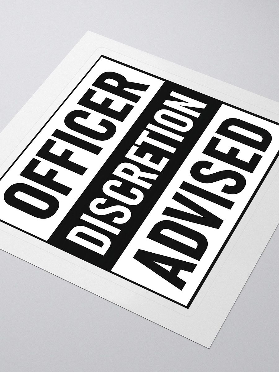 Undercover Warning Stickers product image (3)