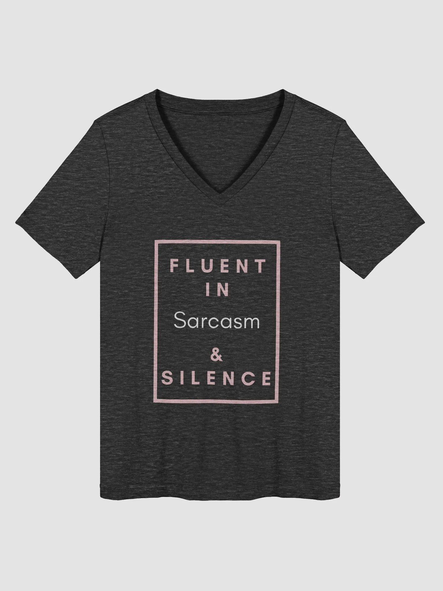 Sarcastic Silence V-Neck Tee product image (1)