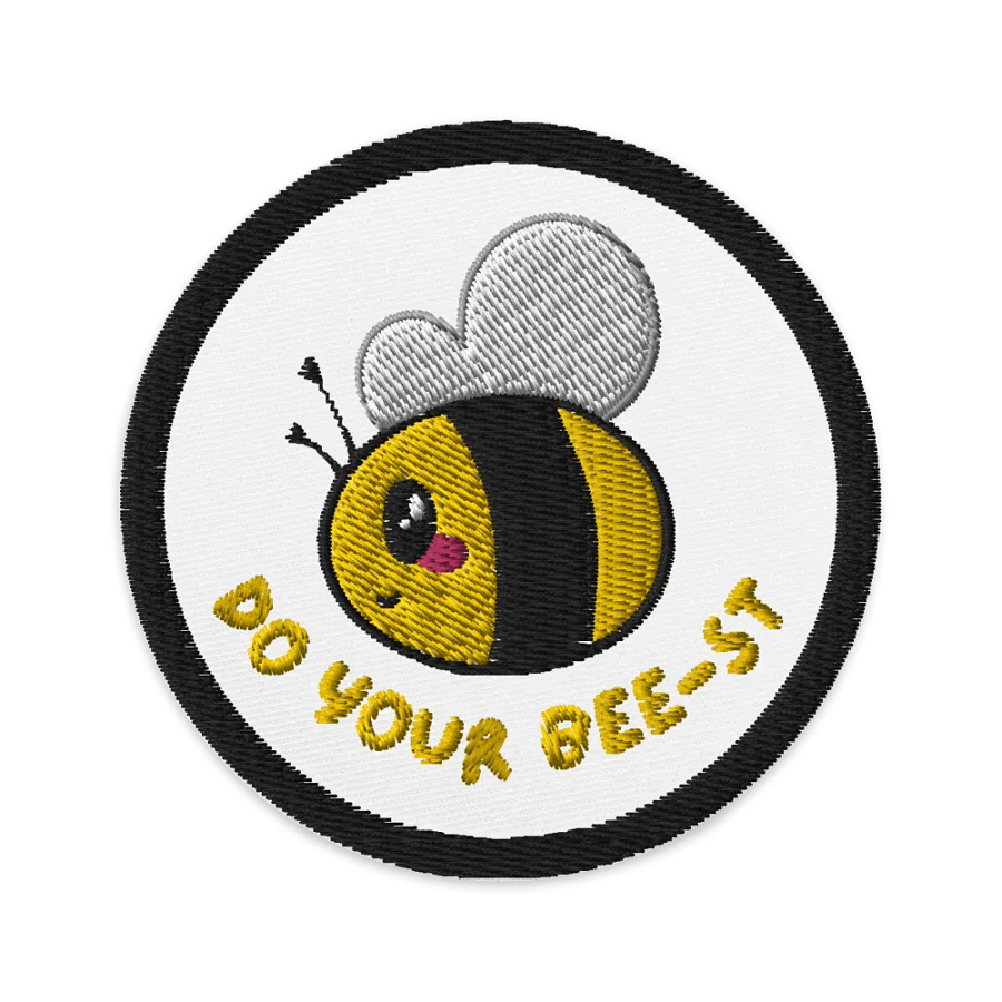 motivational bee patch product image (1)
