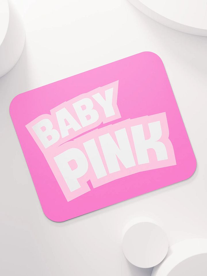 Baby Pink Mouse Pad product image (2)