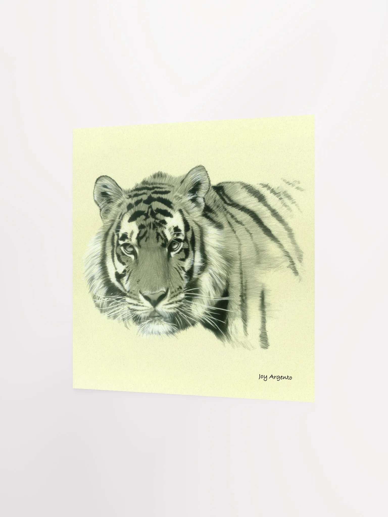 Tiger on Yellow Print product image (4)