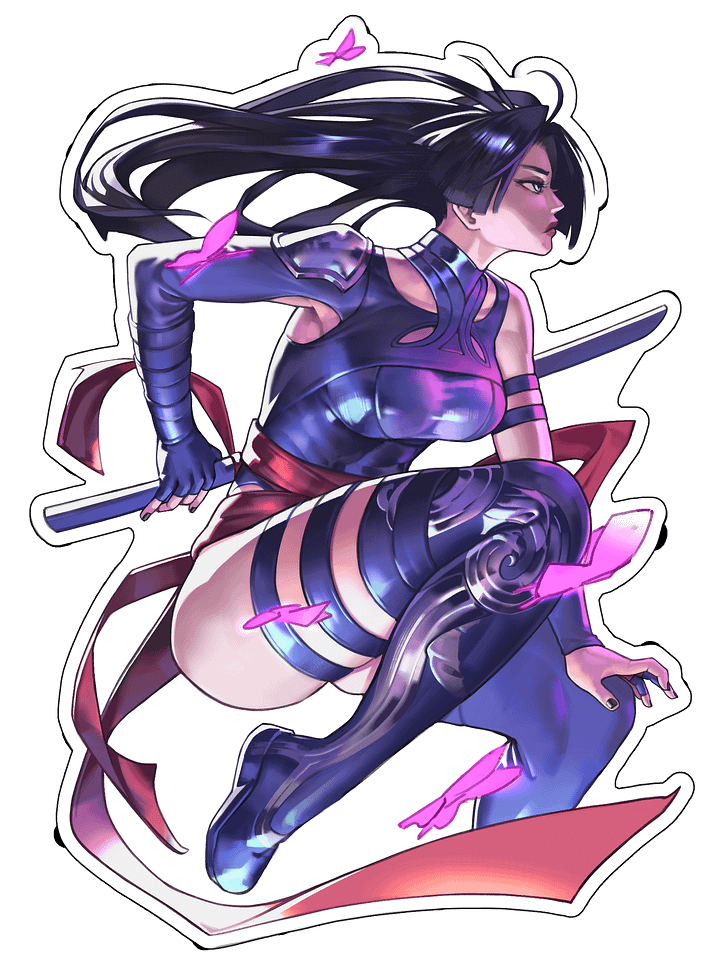 Psylocke Sticker product image (1)