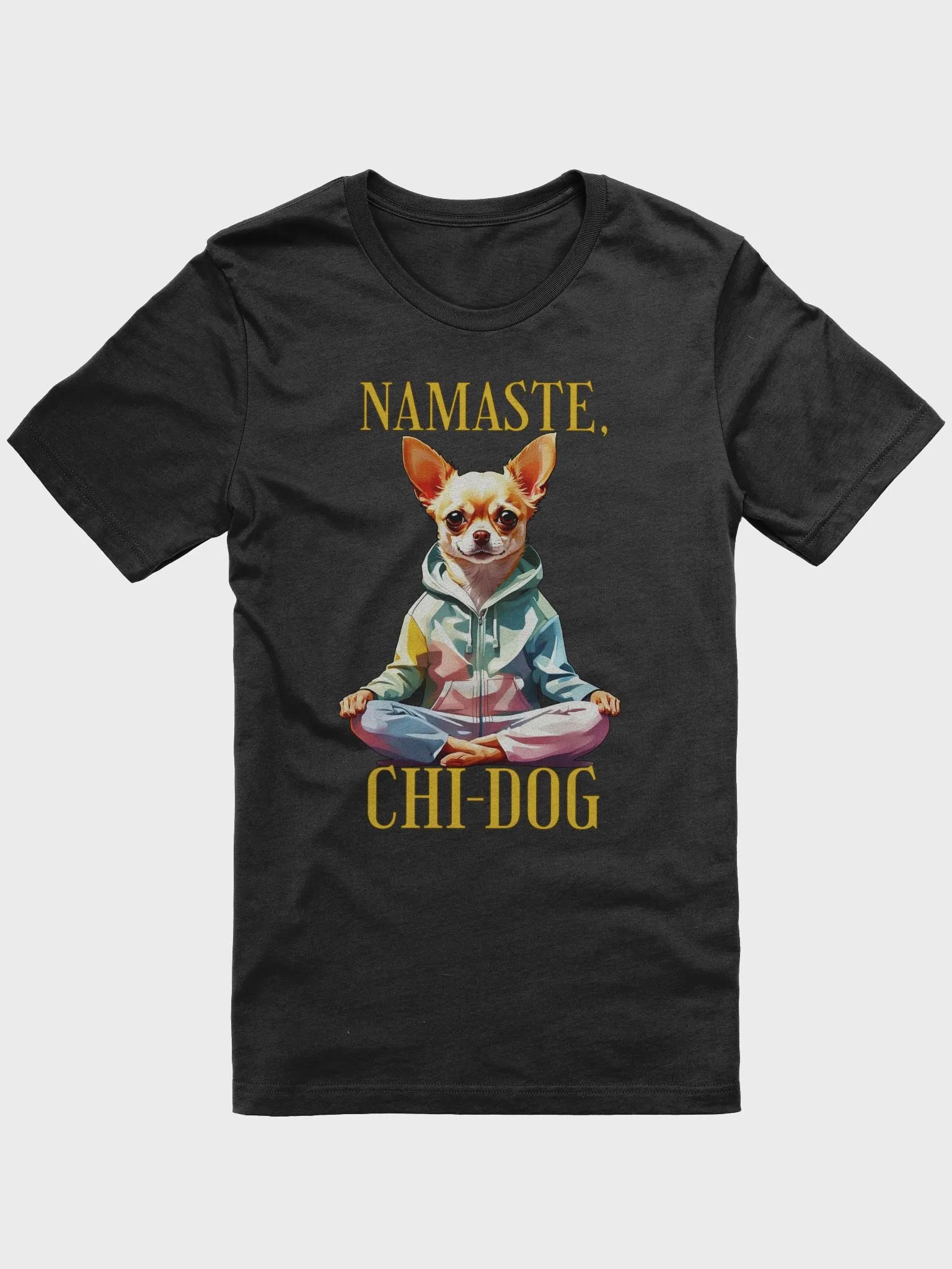 Yoga Chihuahua Graphic T Shirt | Namaste, Chi-Dog product image (1)