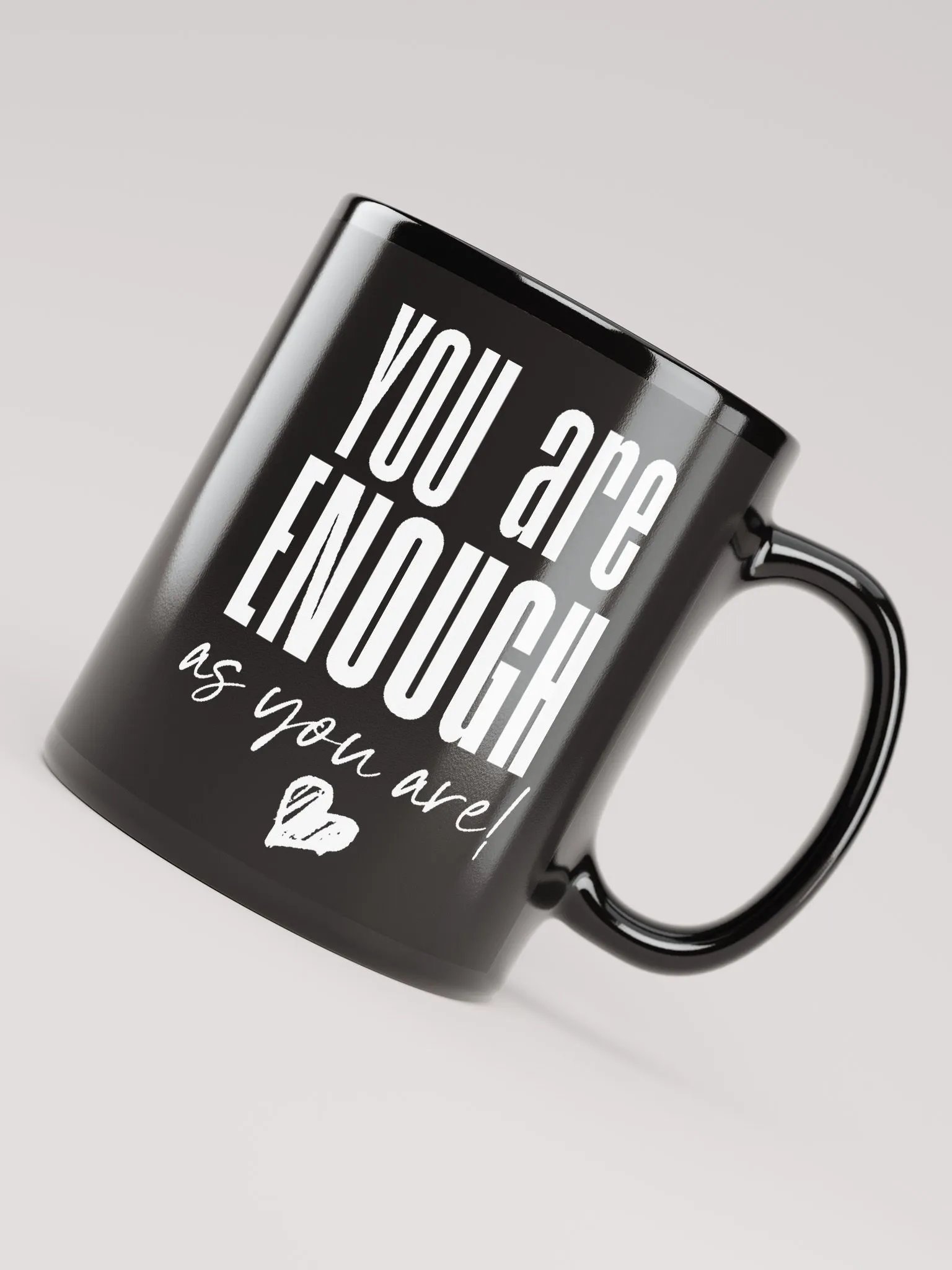 You are Enough Mug - black product image (7)