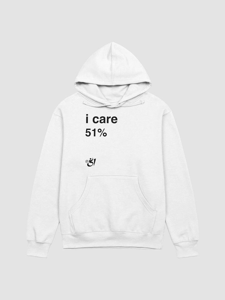 I care 51% hoodie product image (1)