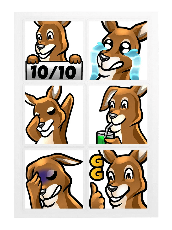 Emote Sticker Pack 1 product image (1)