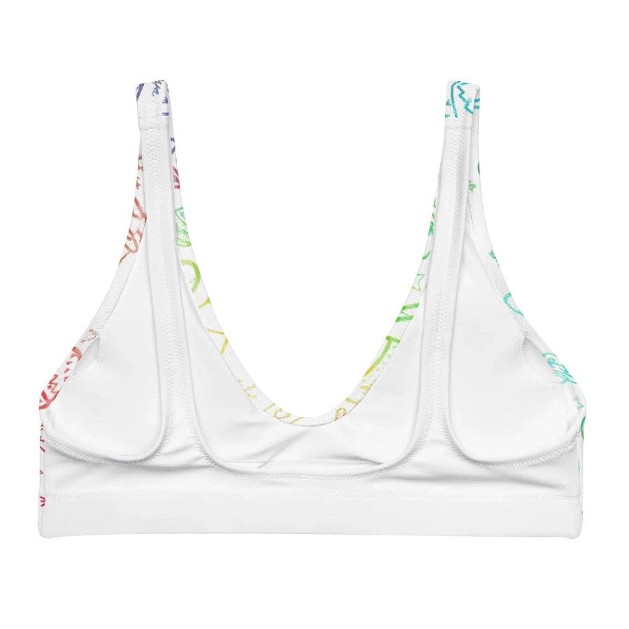 Limited Edition Christmas Rainbow Bikini Top product image (2)