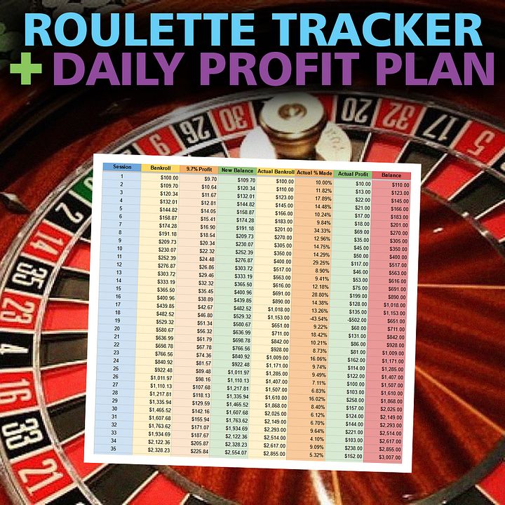 Roulette Tracker + Daily Profit Plan product image (2)