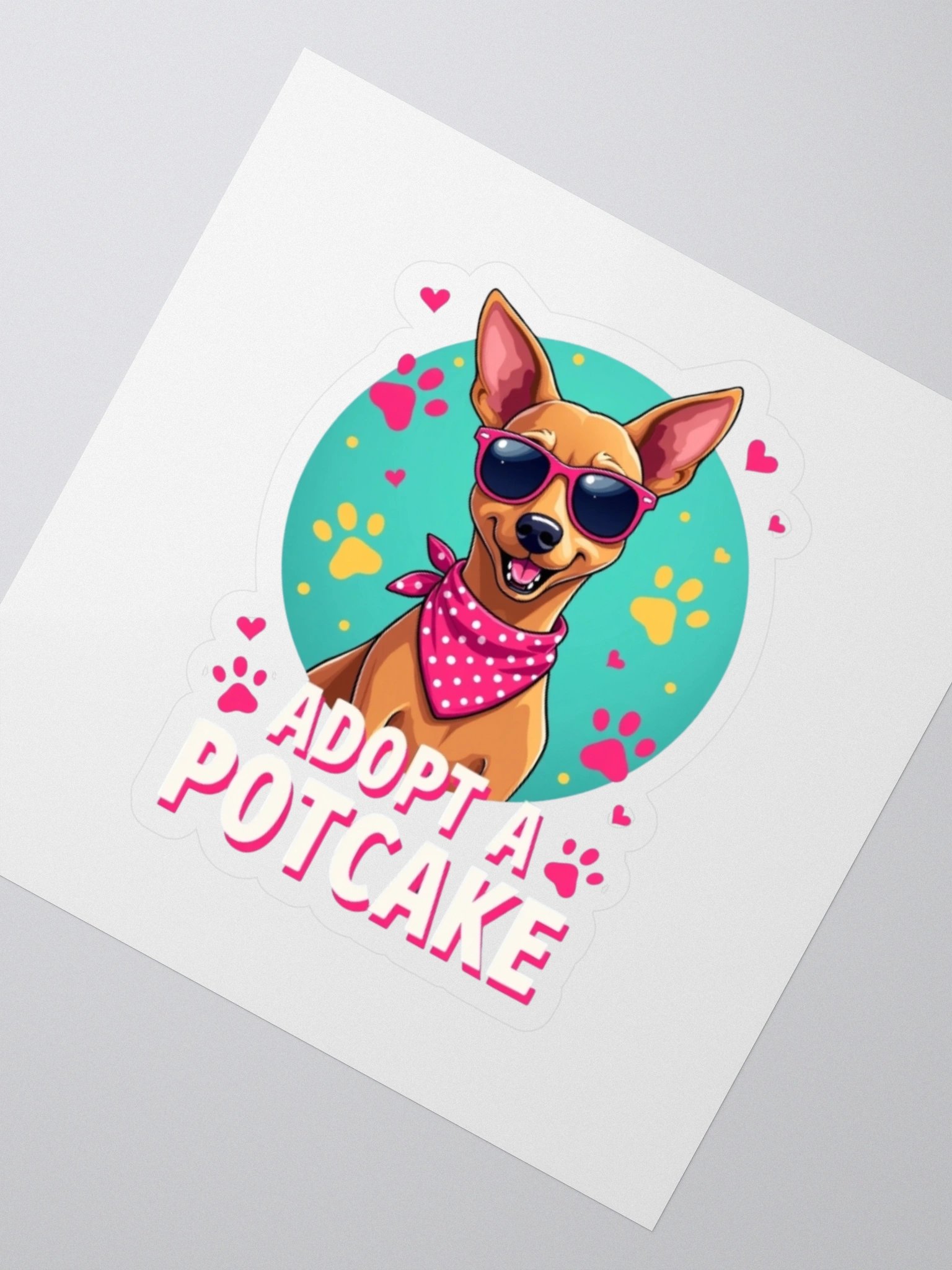 Adopt A Potcake Sticker product image (2)