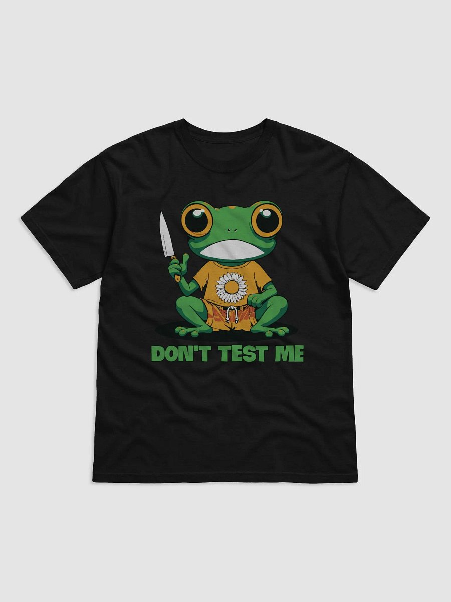 Cute Funny Frog Don't Test Me Nature Lover Graphic product image (1)