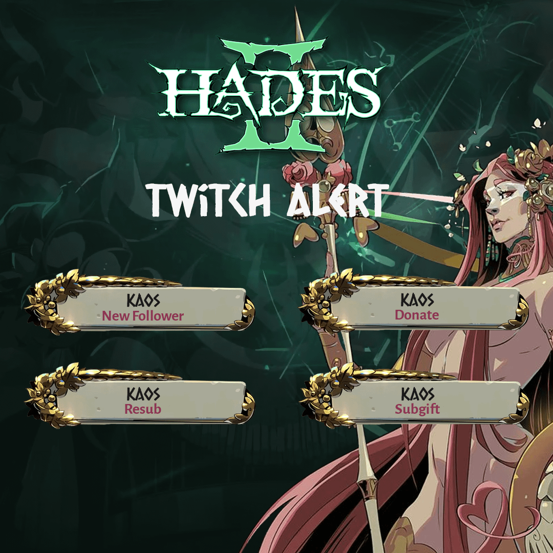 Hades II Light Theme - Twitch alerts for streamers product image (1)