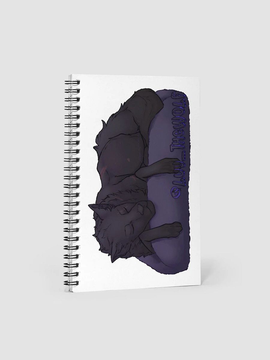 "The Slumbering Wolf" Notebook product image (1)