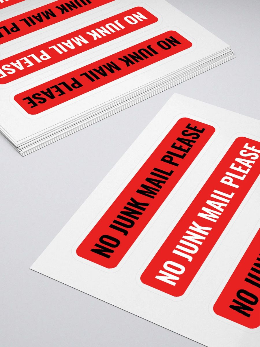 No junk Sticker product image (12)