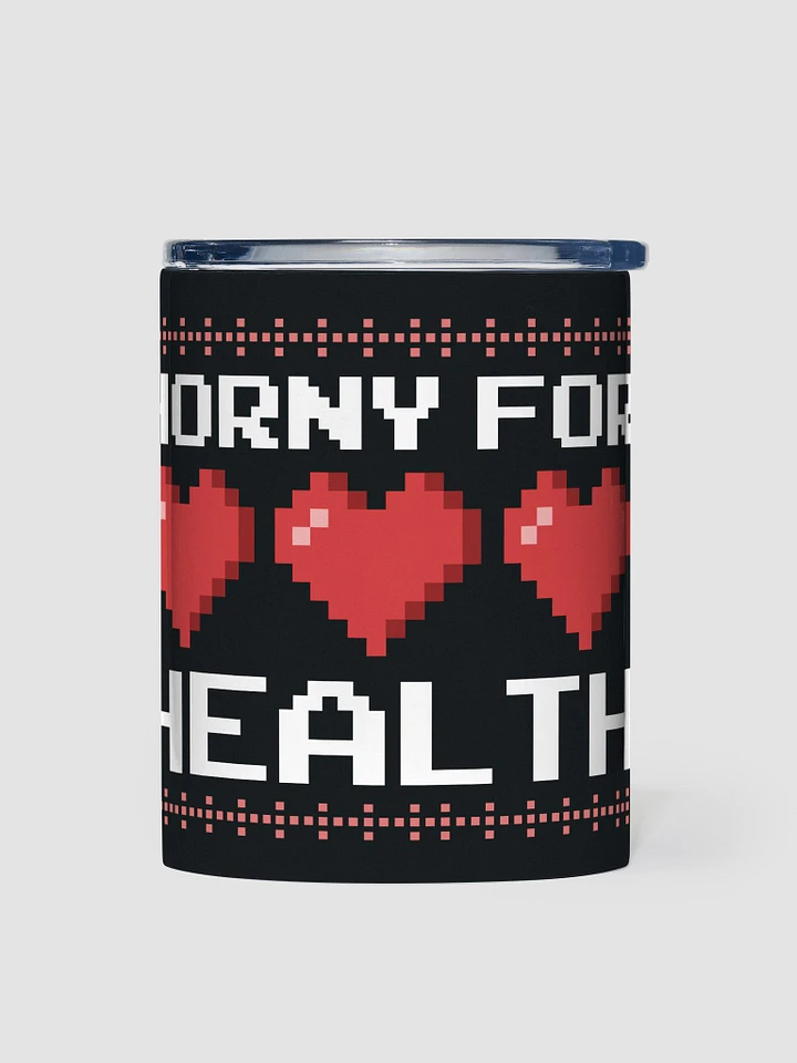 Horny for Health - Steel Tumbler w/ Lid product image (2)