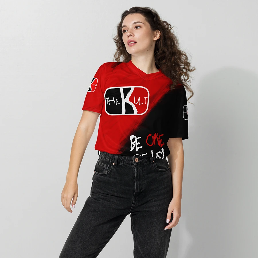 The KULT Red Brush Jersey Alt Sleeves product image (15)