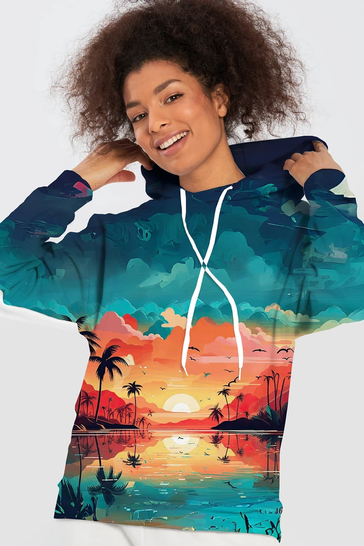 Tropical Sunset All Over Print Hoodie product image (1)