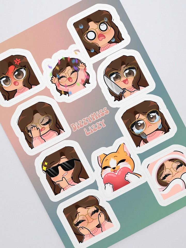 Emote Sticker Sheet product image (1)